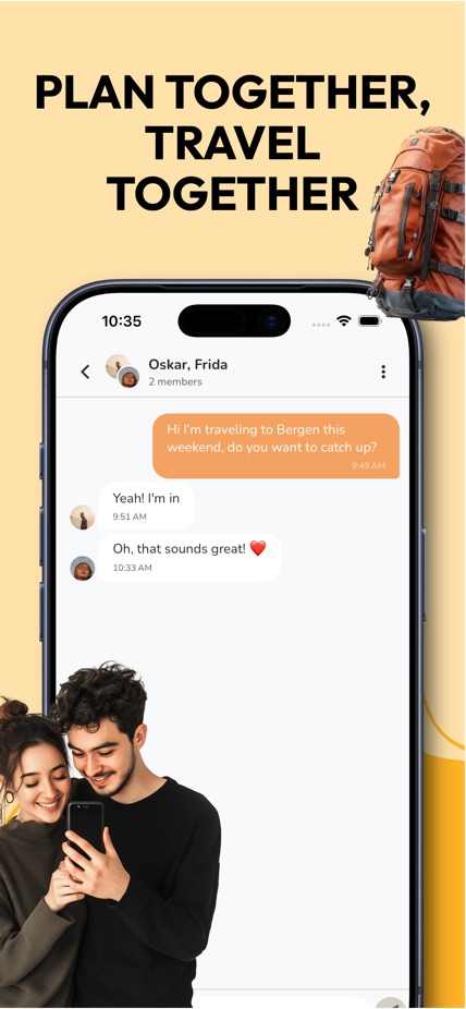 Plan together, travel together